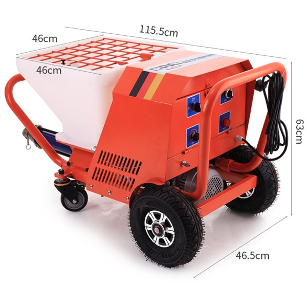 D-7 220V Cement Mortar Putty Waterproof Material Electric Spraying Machine