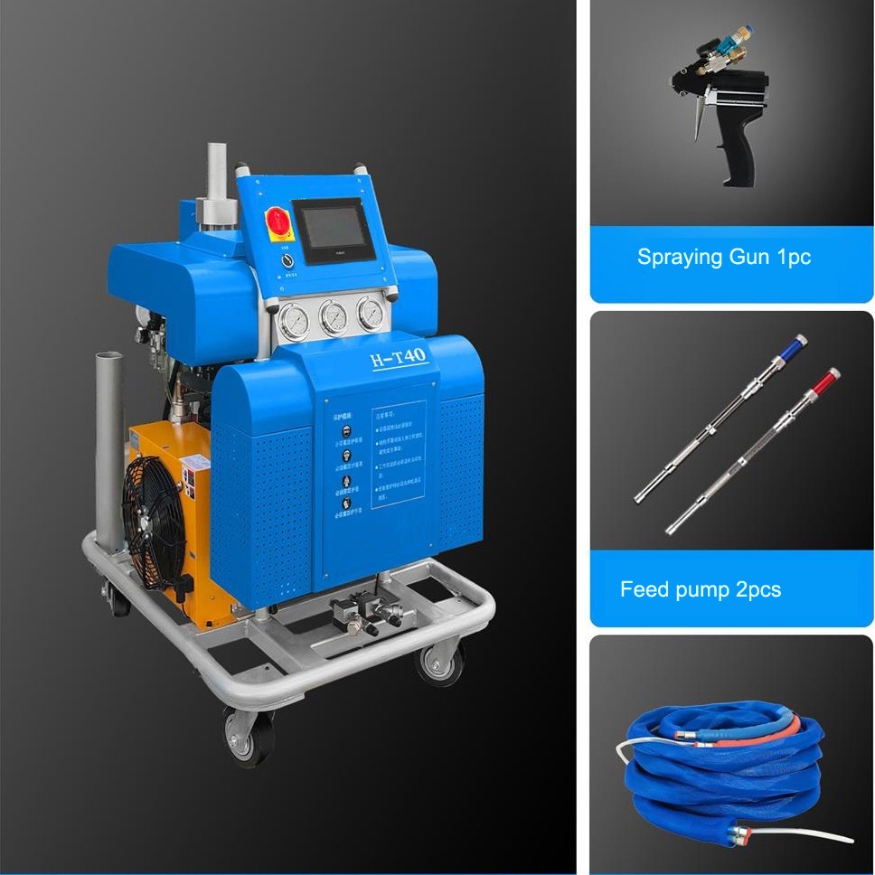 H-T40 Hydraulic Driven Polyurea and Polyurethane Spraying Machine with Touch Screen