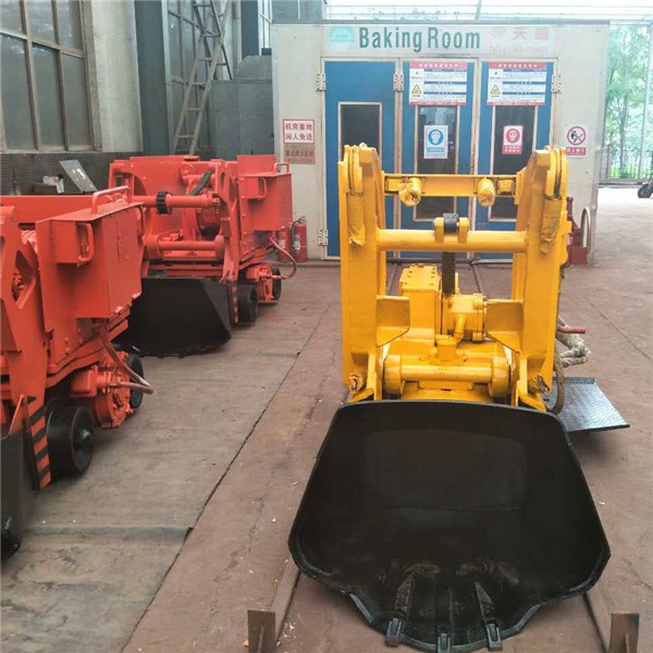 Underground Mining Zq-26 Air Mucking Loader with Rail Wheel